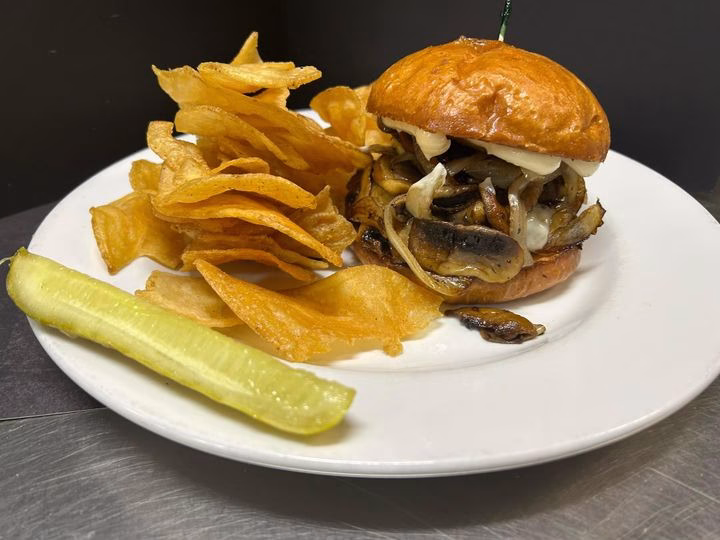 Mushroom Swiss Burger